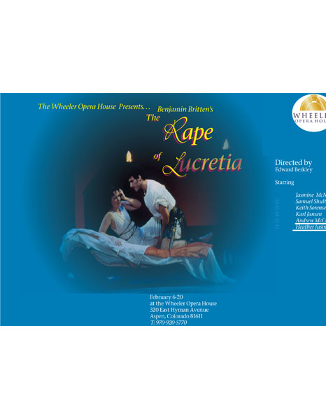 The Rape of Lucretia billboard